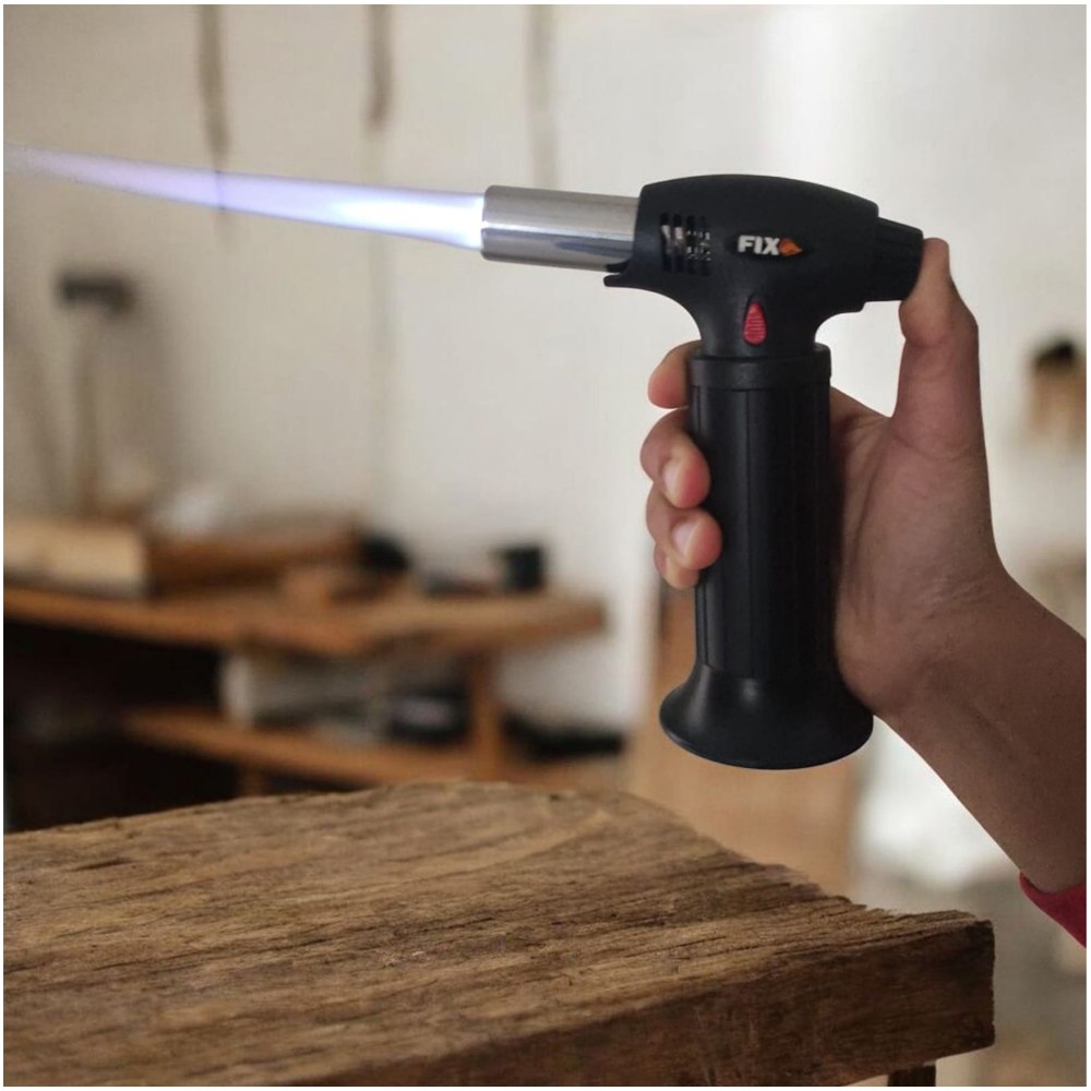 Soplete Portátil FIX para Cocina Camping ferreteria Recargable con Gas Butano S1980