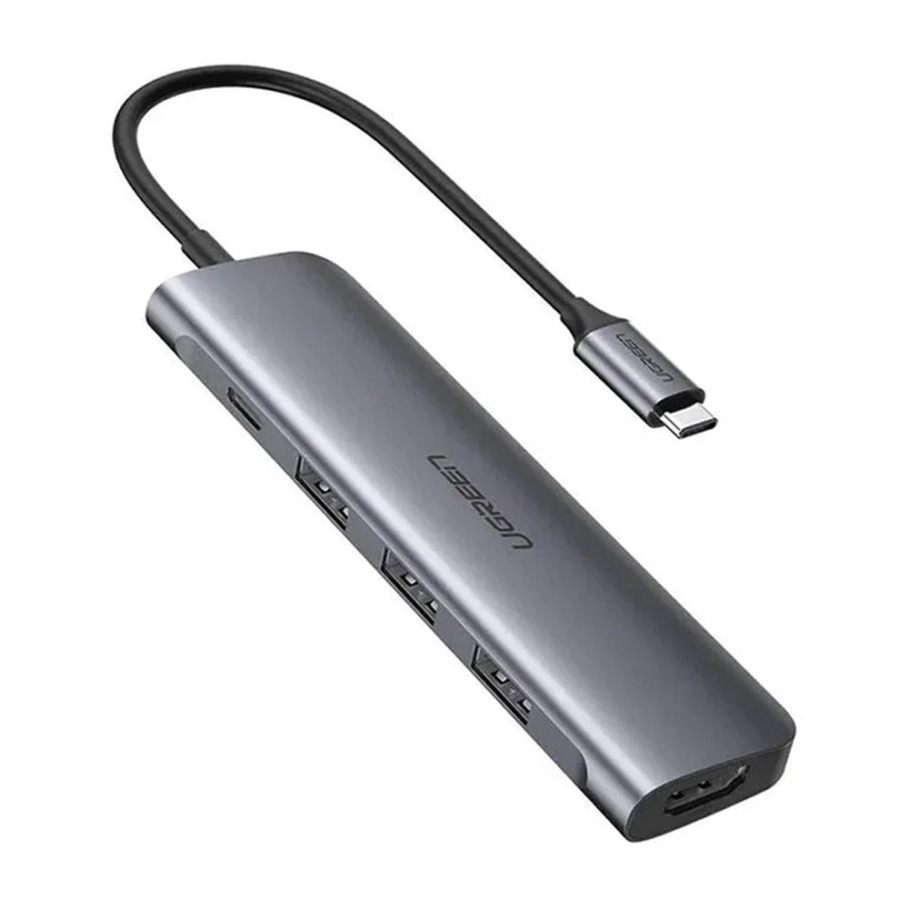 Hub USB-C 5 en 1 UGREEN 70495 | HDMI 4K@60Hz | 3 USB 3.0 | Power Delivery 100W S1987