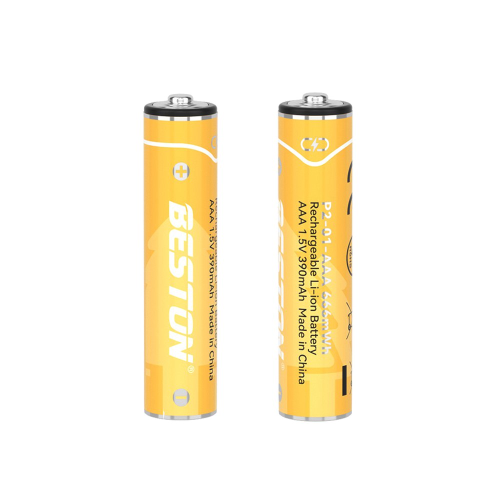 4 Baterias de Litio Recargable AAA Pila 1.5V 860mAh BESTON AAA1000 S1992