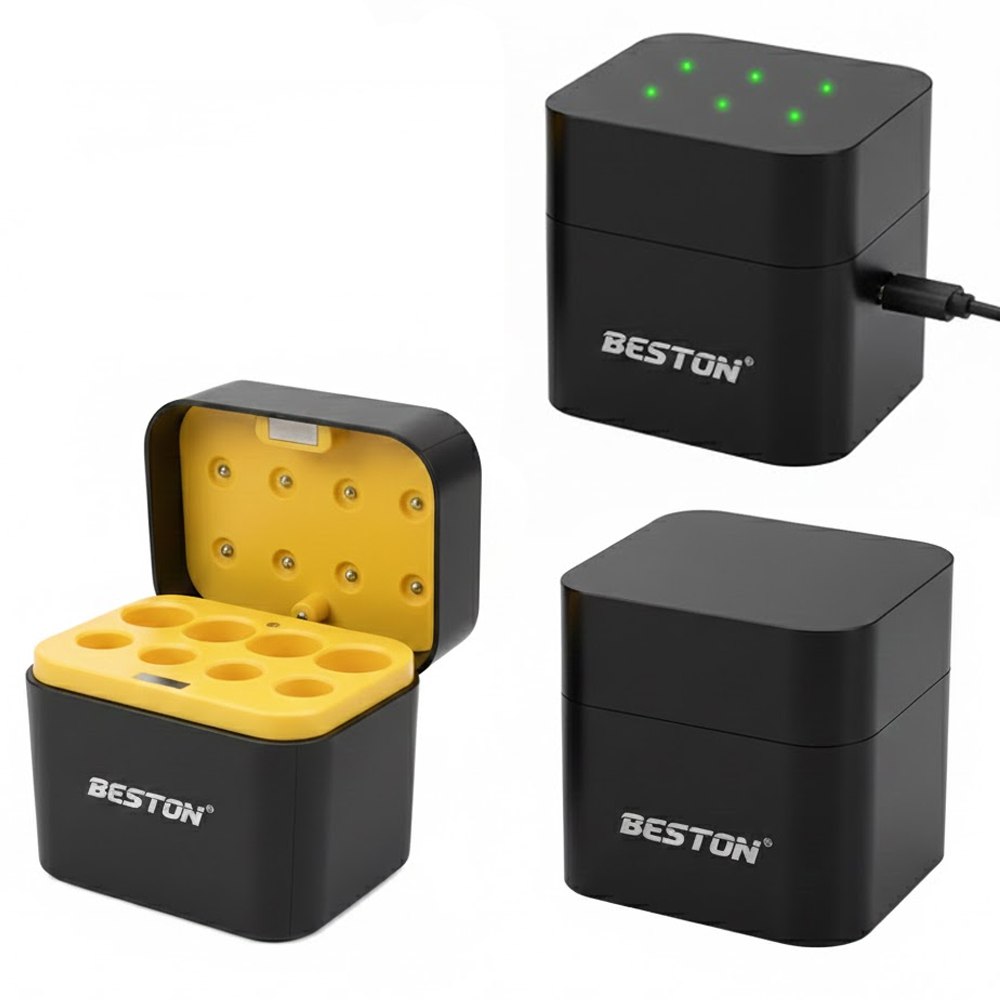 Cargador de Pilas Baterías AA Recargables 8 Puestos + 4 Baterías AA y 4 AAA S1993