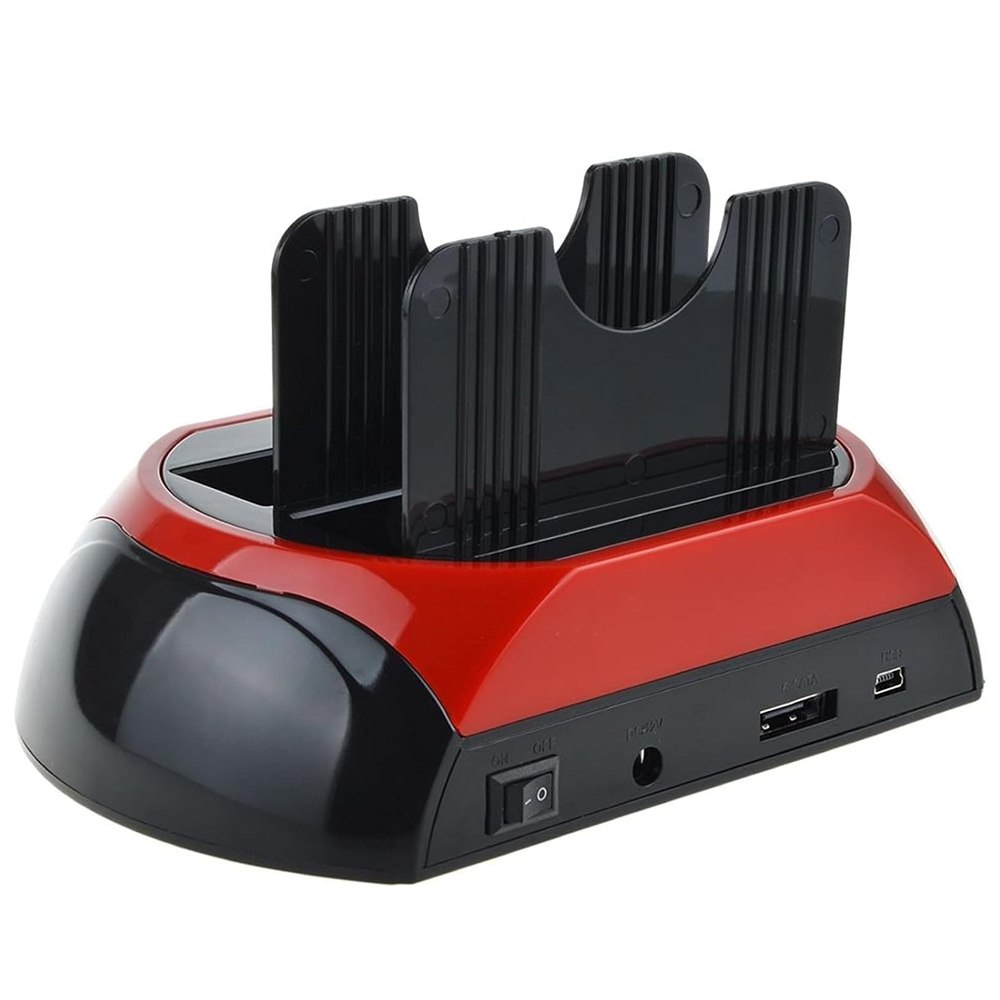 HDD Docking Station Doble 2.5 3.5 Ide SATA USB 3.0 Ms Sf MD S49000
