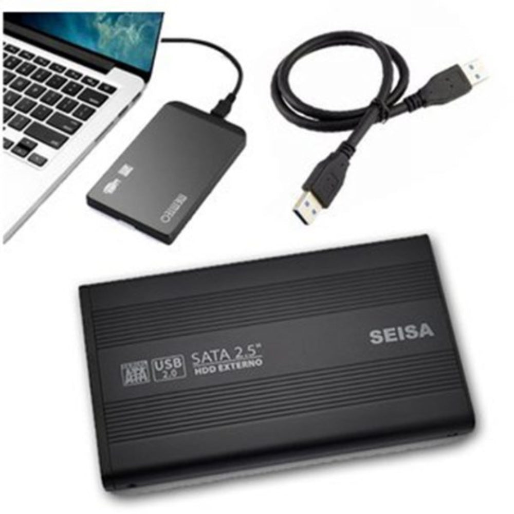 Case Disco Duro Externo Sata 2.5 Usb 2.0 Laptop - Negro S49010