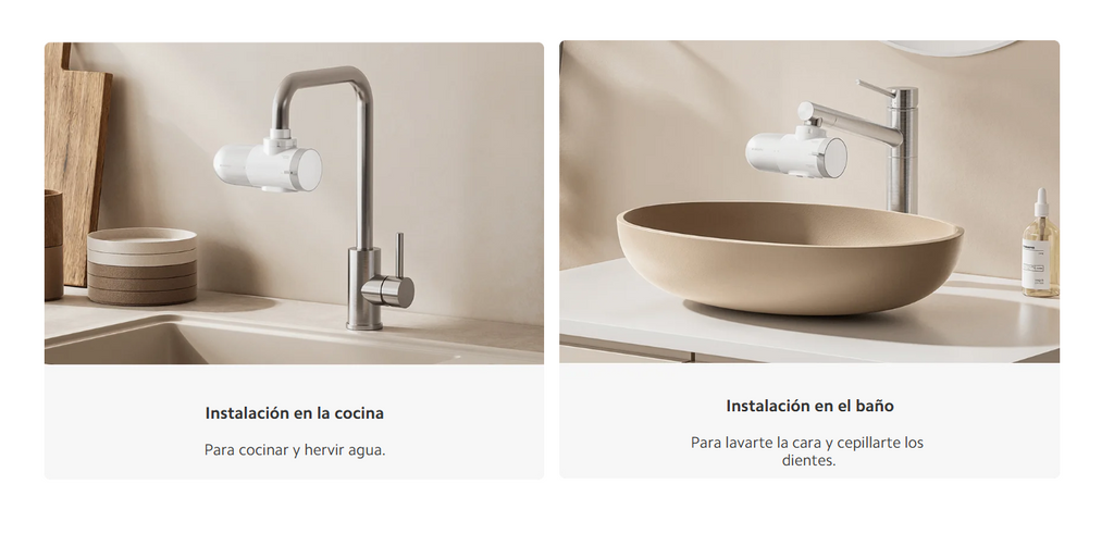 Purificador de Agua para Grifo Xiaomi Faucet Water Purifier Filtración 5 Etapas 3 Modos 4 Filtros S2291