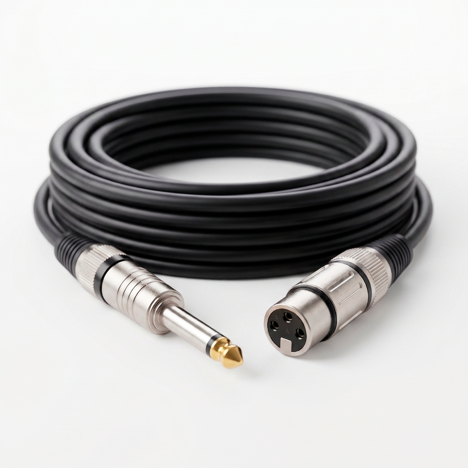 Cable de Audio Profesional Canon XLR Hembra a Plug 6.35mm de Alta Fidelidad (15 Metros) S2138