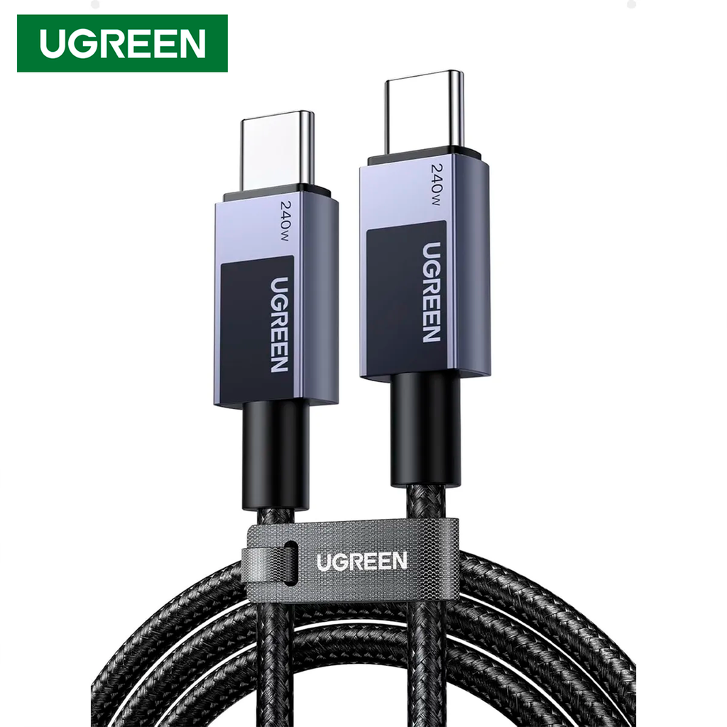 Cable USB-C a USB-C Ugreen Carga Rápida 240W PD 3.1 Trenzado 2 metros L513 / 45067 S2207