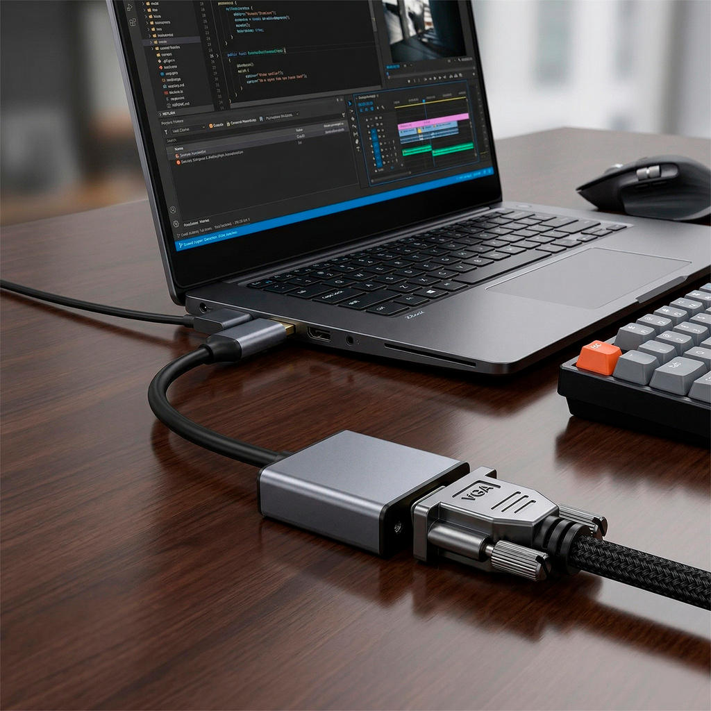 Adaptador Convertidor DisplayPort a VGA Full HD 1080p (20 cm) s2088