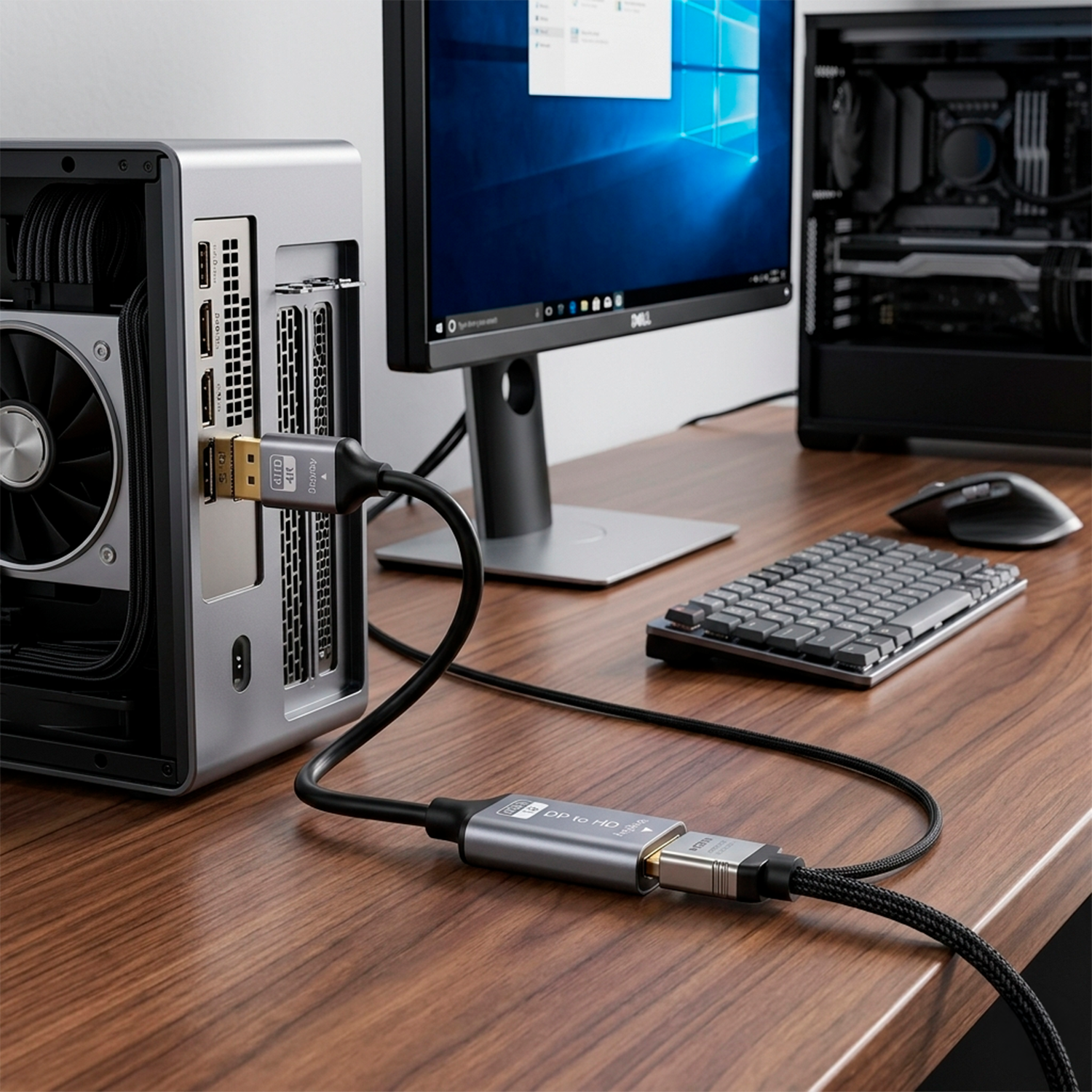 Adaptador Convertidor DisplayPort a HDMI 4K Ultra HD (20 cm) s2090