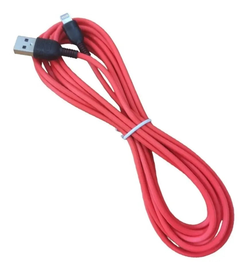 Cable Lightning 3 Metros iPhone iPad 5 5c 5s 6 6s 7 8 X Usb S0009-1