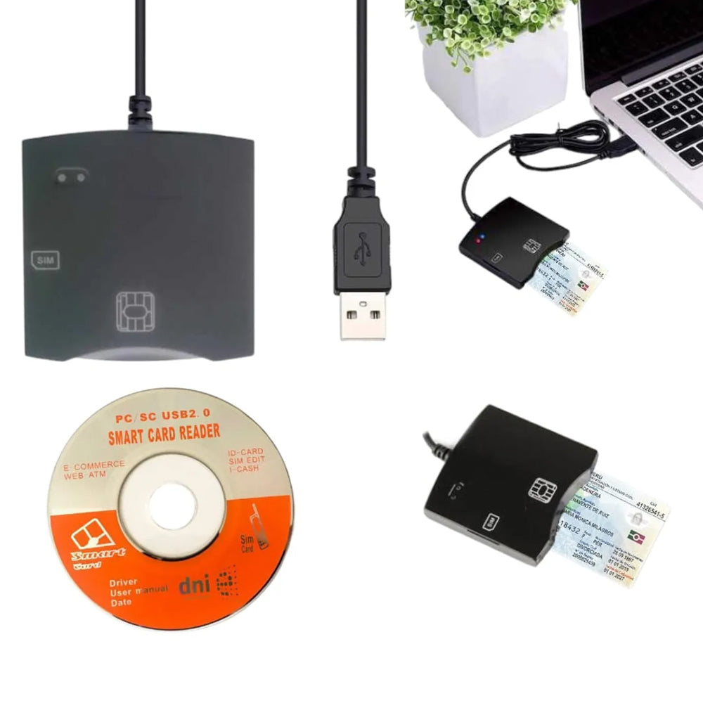 Lector de DNI Electrónico y Smart Card Multiuso (Firmas Digitales) S0017