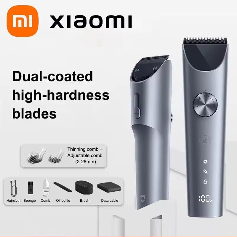 Cortadora de Cabello Inalámbrica Xiaomi Mijia Hair Clipper 2 Cuchillas de Titanio IPX7 S2196