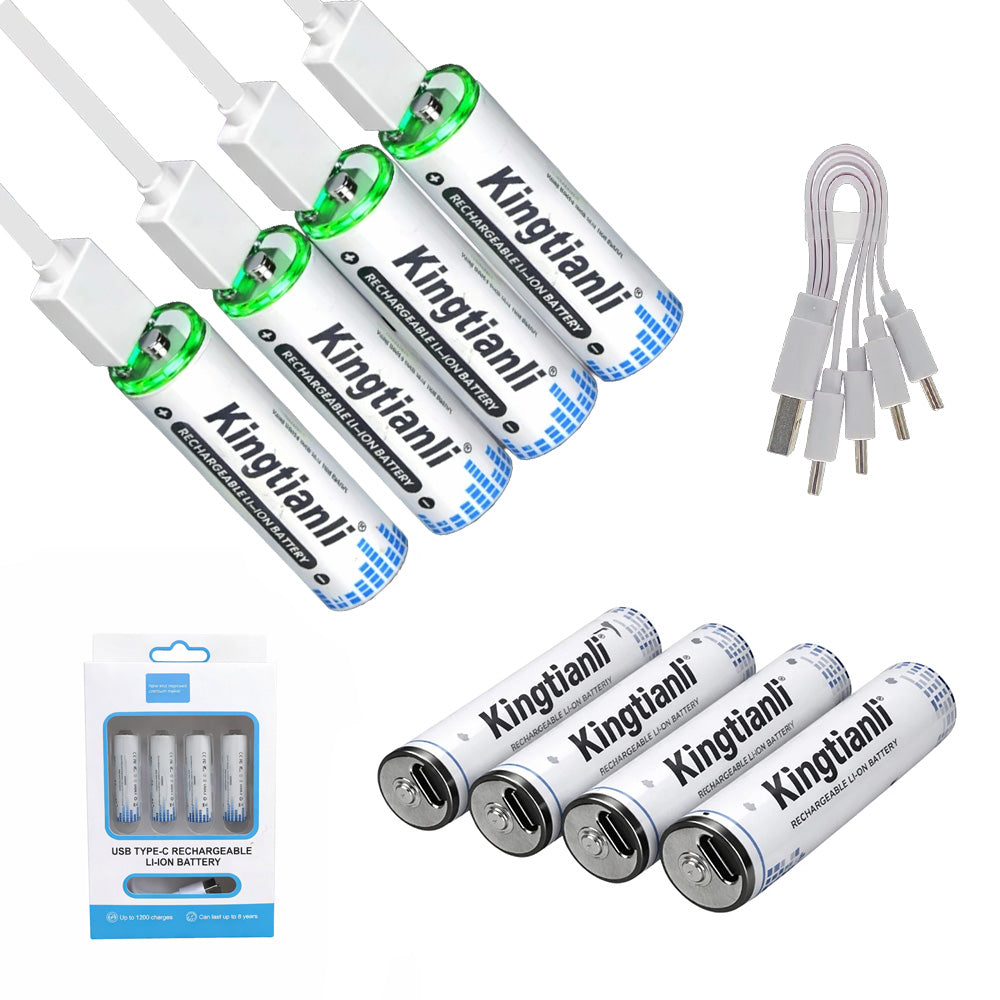 Pilas Recargables AA de Litio 3500mAh con Entrada USB Tipo-C S2095