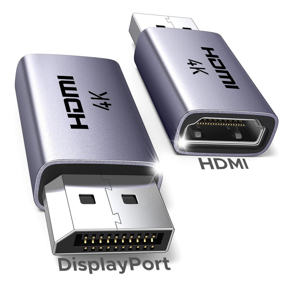 Pack 2 adaptador convertidor Displayport a HDMI 4k 30hz UGREEN unidireccional S2012