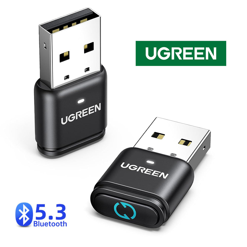 Adaptador Bluetooth UGREEN 5.3 USB Dongle Multifunción para PC y Laptop S2063