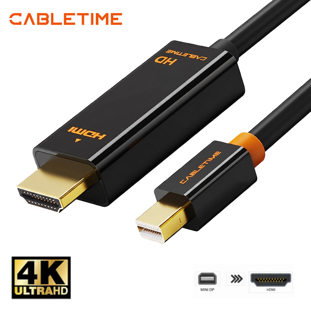 Cable Mini DisplayPort a HDMI Premium Full HD 1080p a 60Hz 1.8 Metros CABLETIME CD51K S2180