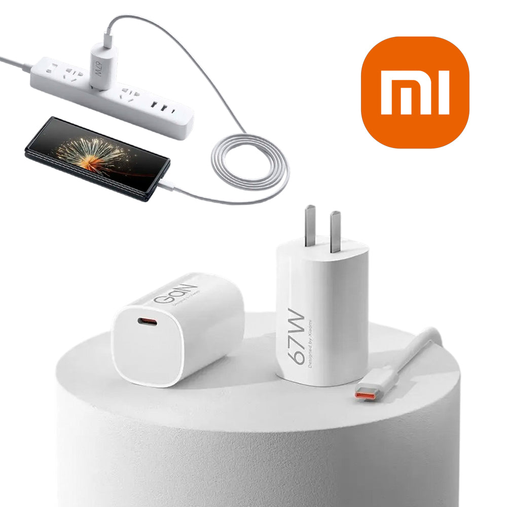 Cargador de Pared Xiaomi 67W GaN USB Tipo-C con Cable Incluido MDY-16-EJ S2111