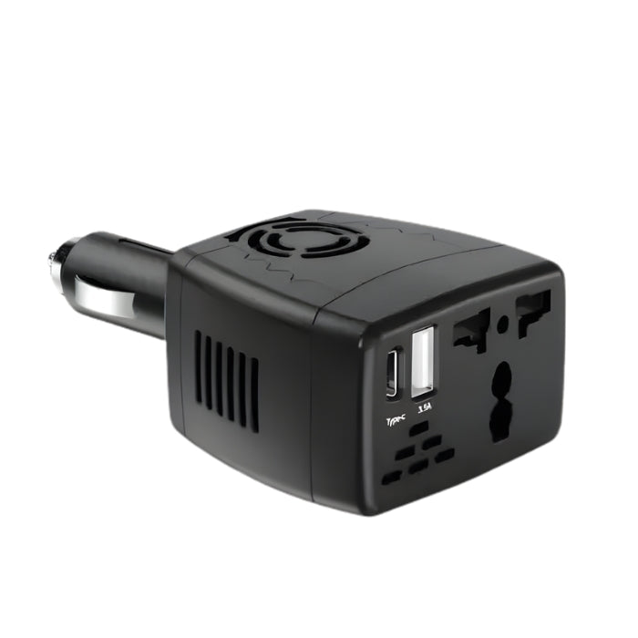 Inversor de Corriente para Auto de 150W Onda Sinusoidal Modificada (12V a 110V/220V) S2129