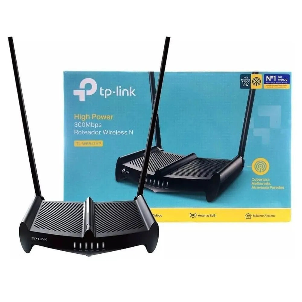 Router TP-LINK 300 Mbps TL-WR841NHP 9dBi 2 Antenas Rompe Muros Wifi S0816