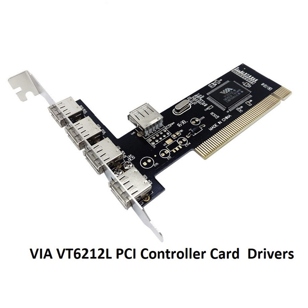Tarjeta USB 2.0 5 Puertos Pci Express 5 Gbps chip VT6212L plug and play S0865