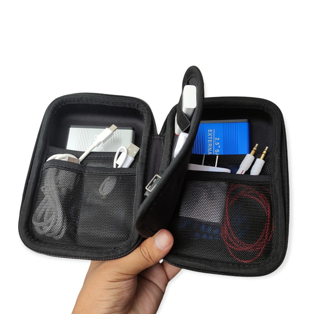 Funda Anti Golpes Case Disco Duro Externo 2.5 doble bolsillo - Azul S0876