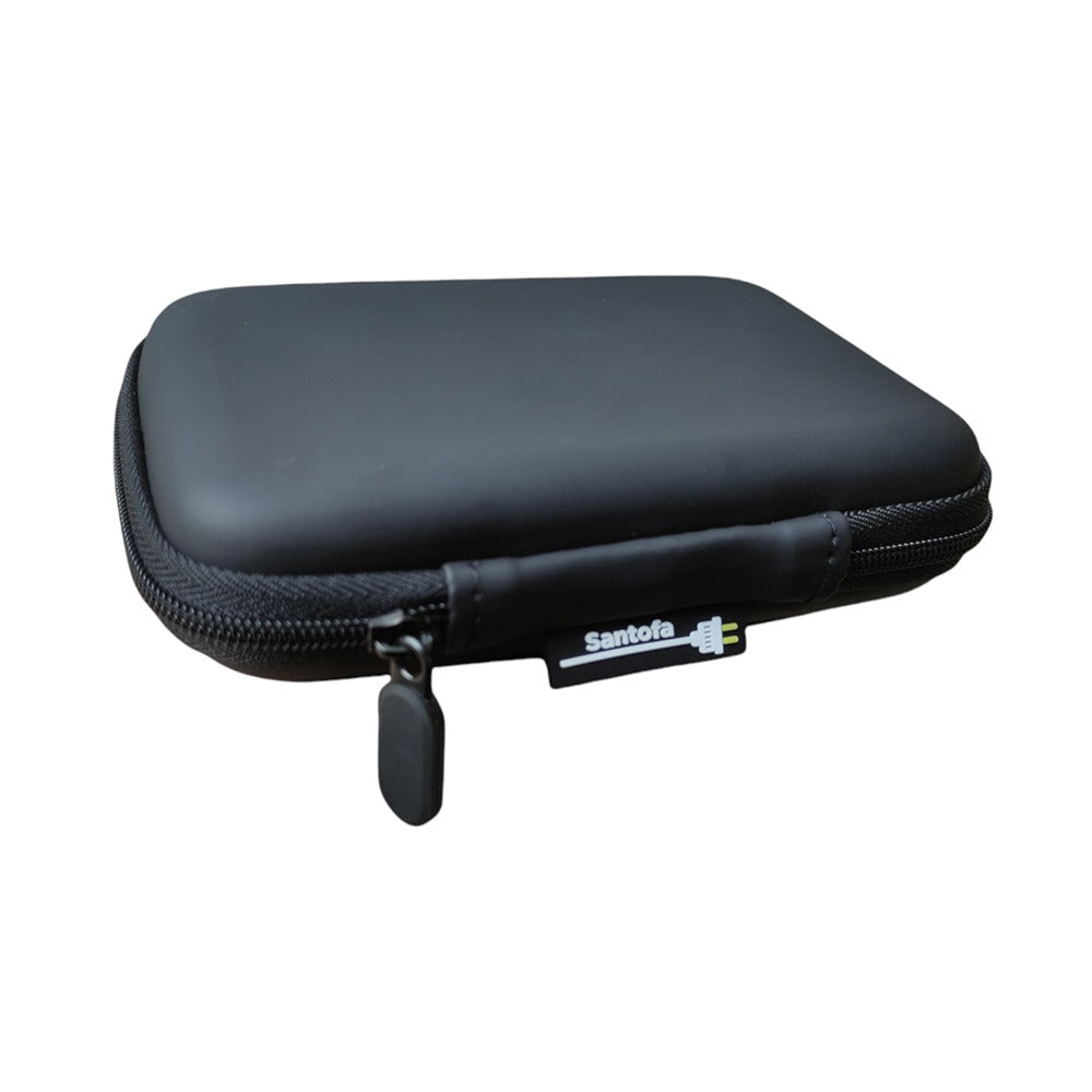 Funda Anti Golpes Case Disco Duro Externo 2.5 Cremallera Liso Santofa- Negro S0877