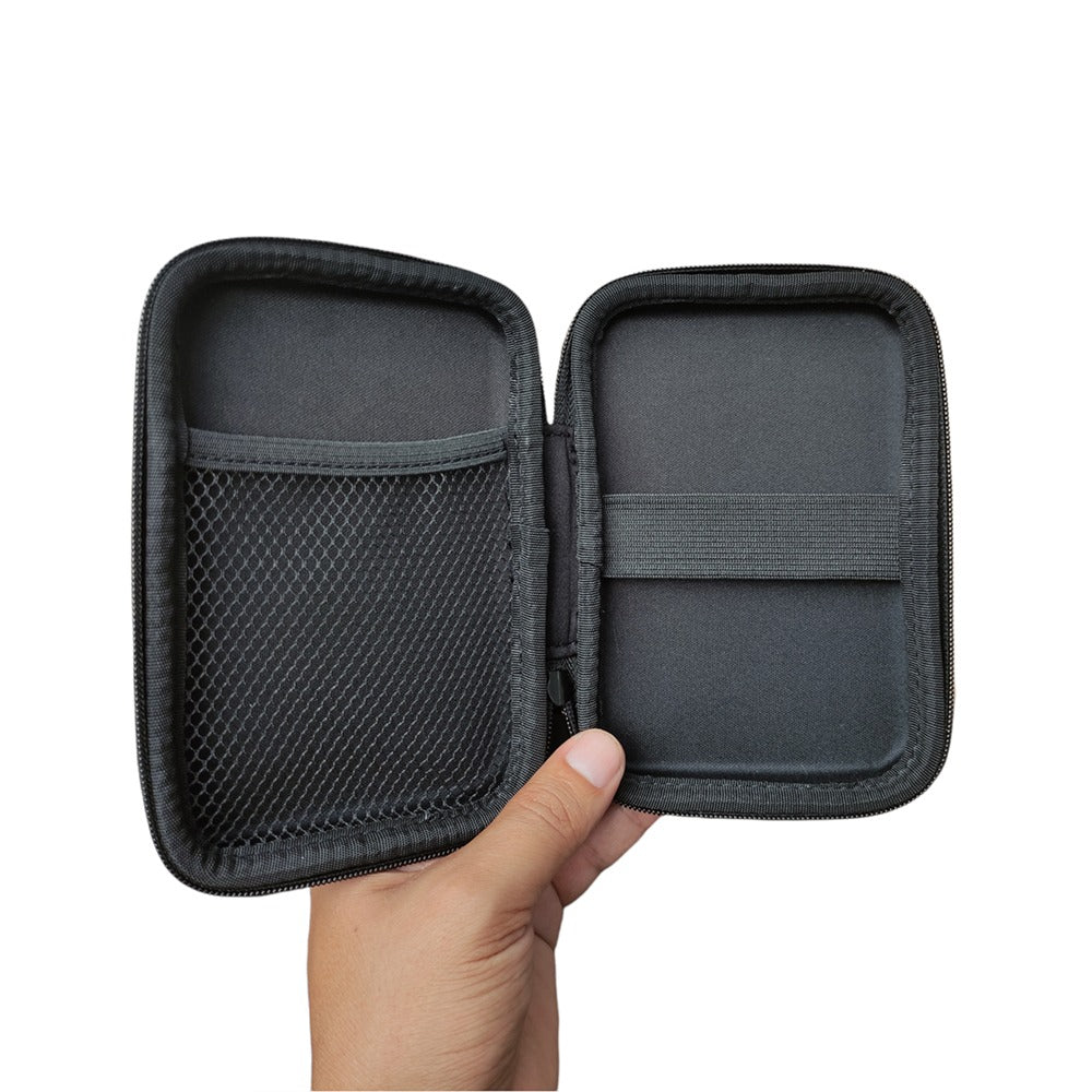 Funda Anti Golpes Case Disco Duro Externo 2.5 Cremallera Liso Santofa- Negro S0877