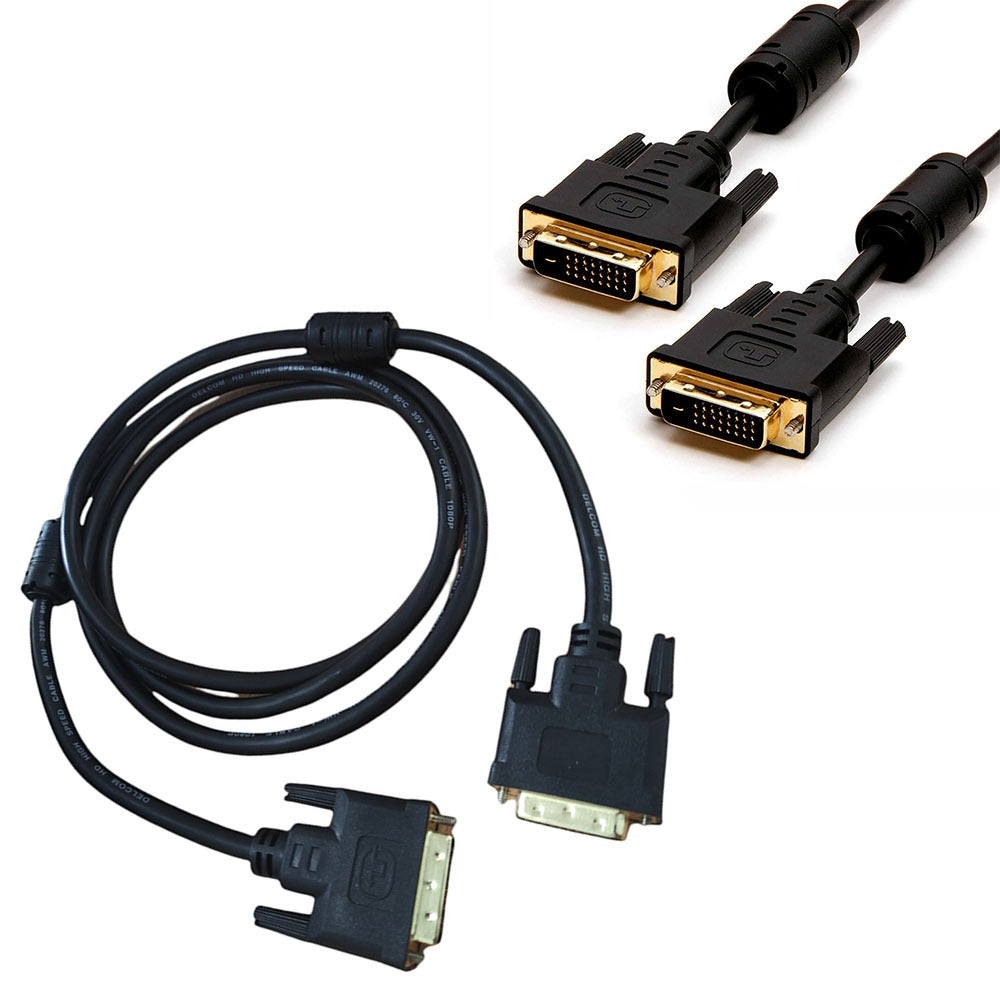 Cable Dvi A Dvi 1.8 Metros 24+1 Pines Monitor Hd Dvd pvc doble filtro S0888