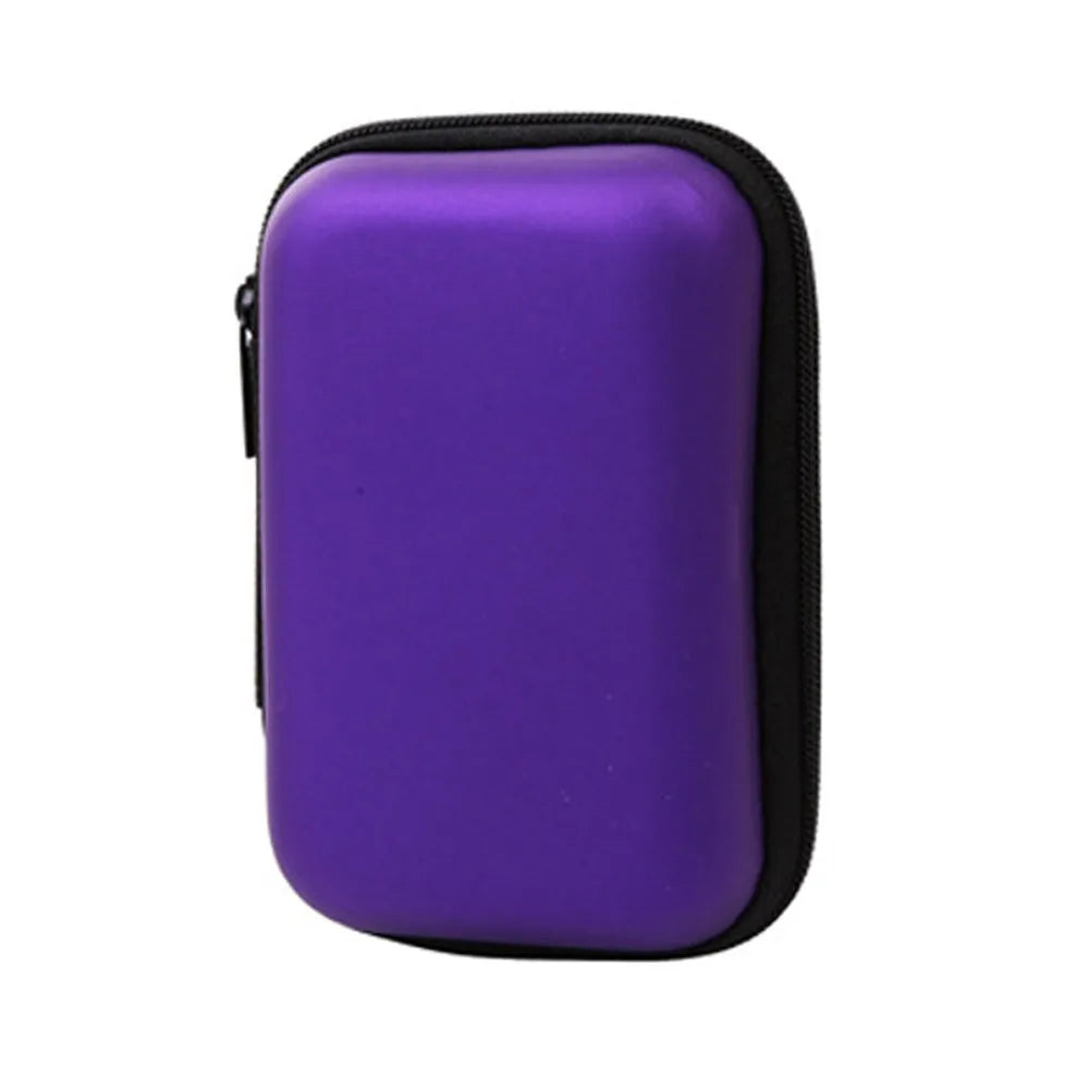 Funda Anti Golpes Case Disco Duro Externo 2.5 Cremallera- Morado S0938-3